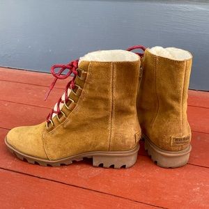 Sorel Phoenix Suede & Shearling Boots